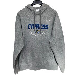 Nike Cypress Basketball Chargers Grey Pullover Hoodie Fleece - Large